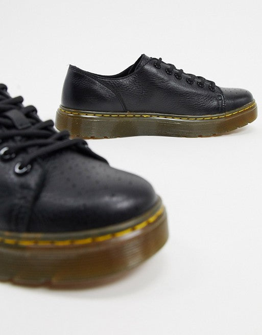 Dr Martens dante 6 eye shoes in black masters