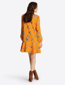 Rosanne Shift Dress in Marigold