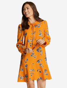 Rosanne Shift Dress in Marigold